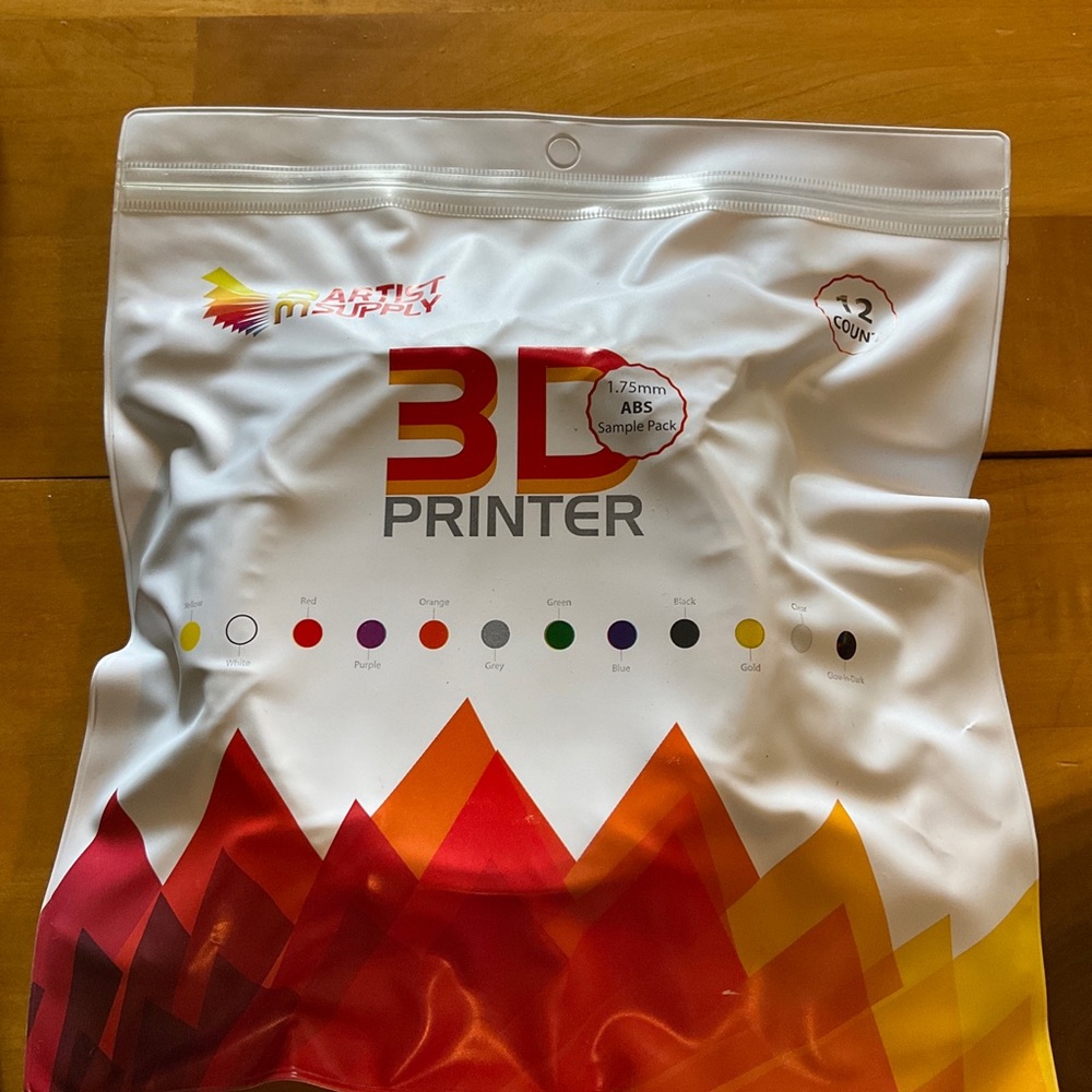 NIP:  12 Colors 3D Pen Printer PLA Filament Refills High Precision 1.75m…